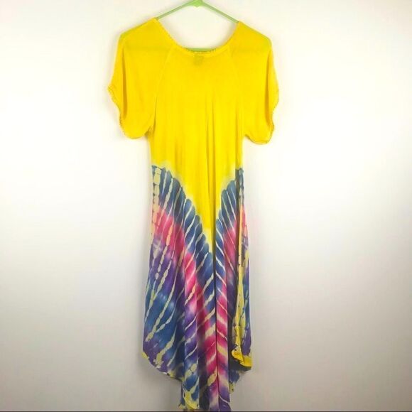 NEW Vibrant Tie Dye Beach Dress by Uniti International - Picture 6 of 12